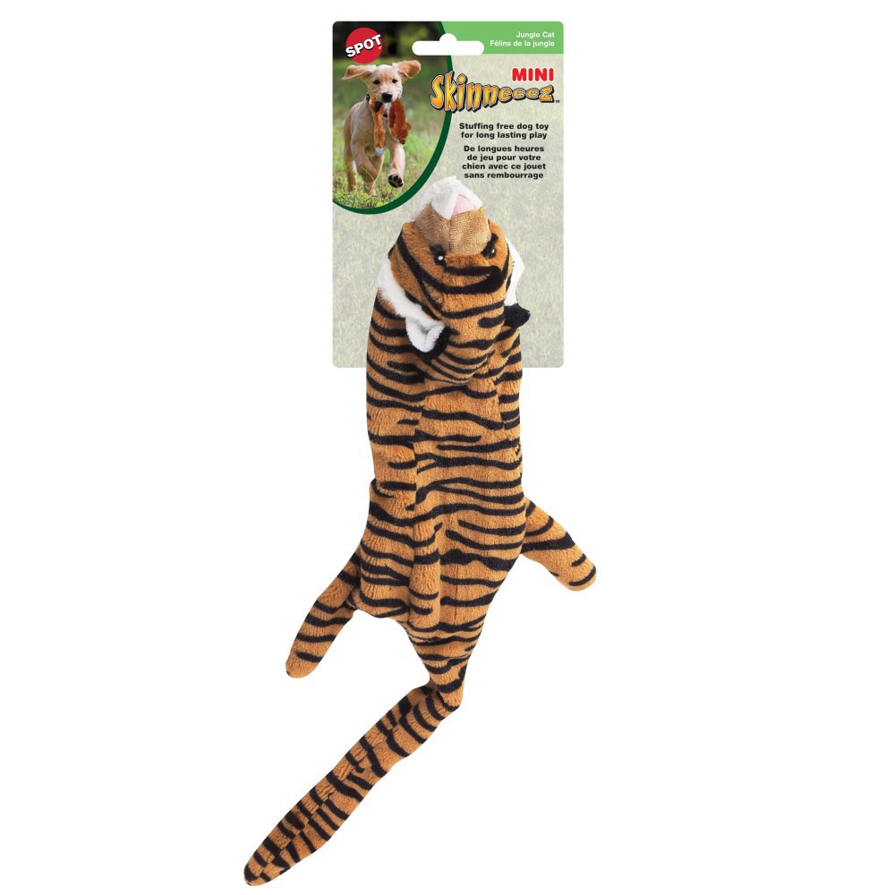 slide 1 of 1, Spot® Mini Skinneeez Jungle Cat Dog Toy, 1 ct