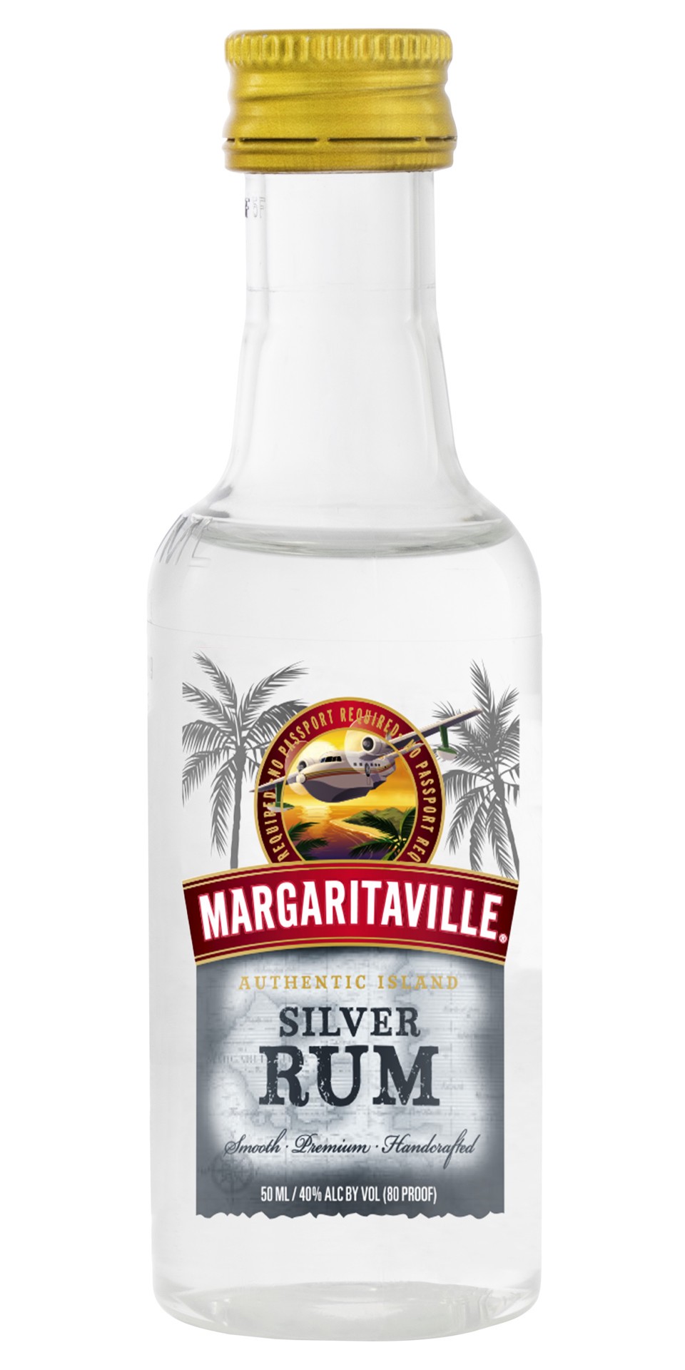 slide 1 of 2, Margaritaville Silver Rum 50ml 80 Proof, 50 ml