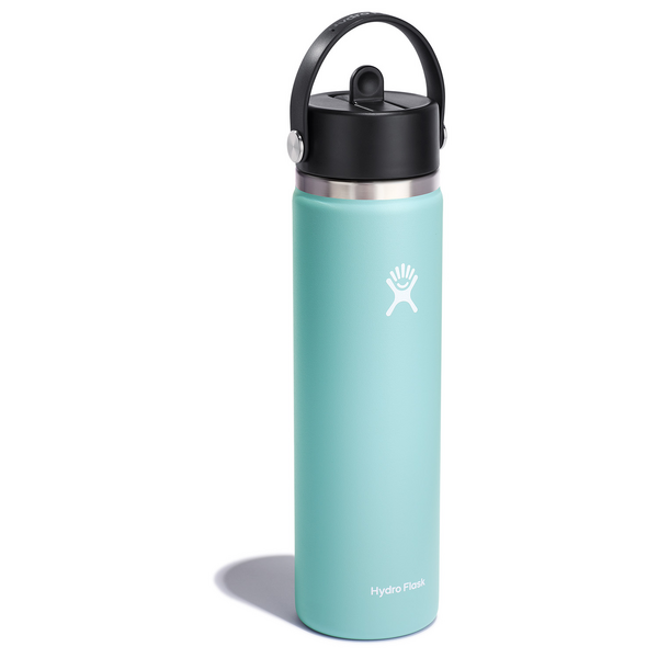 slide 1 of 1, Hydro Flask Wide Flex Straw Cap Bottle, Dew, 24 oz