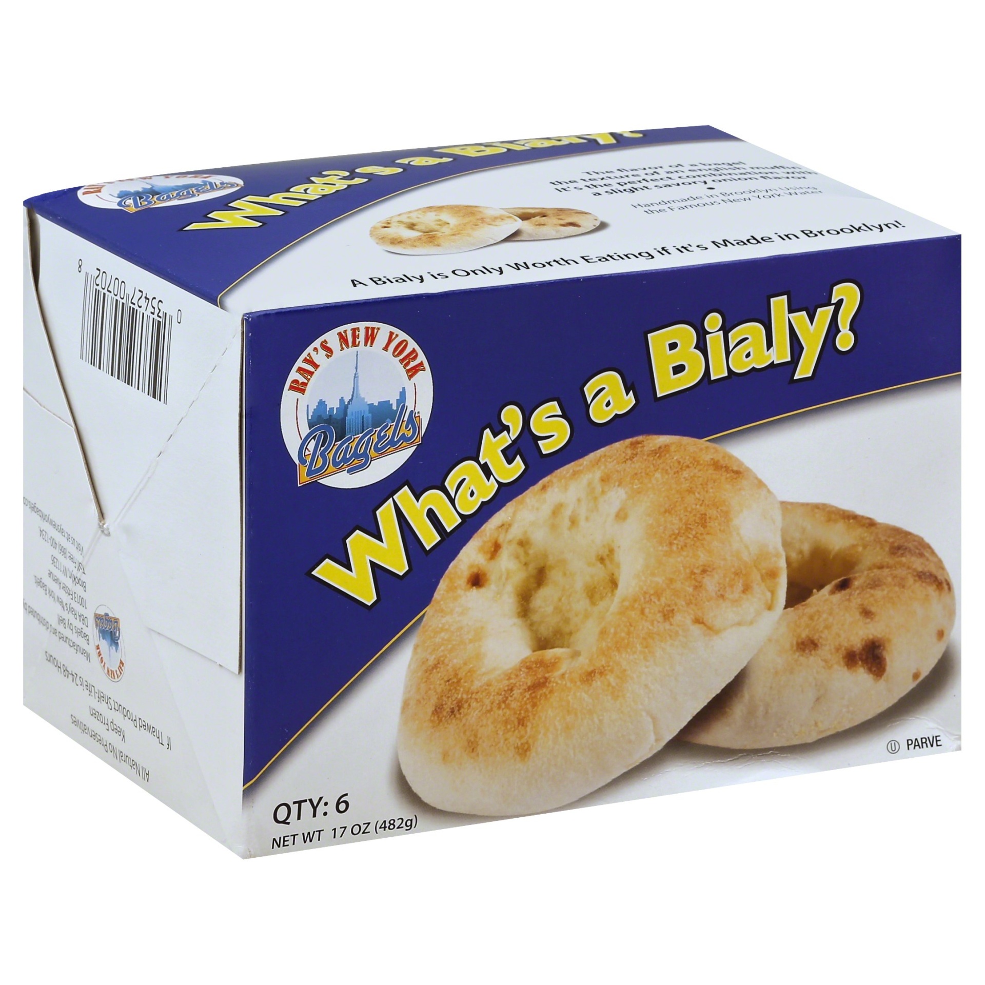 slide 1 of 1, Ray's New York Bagels What's A Bialy?, 17 oz