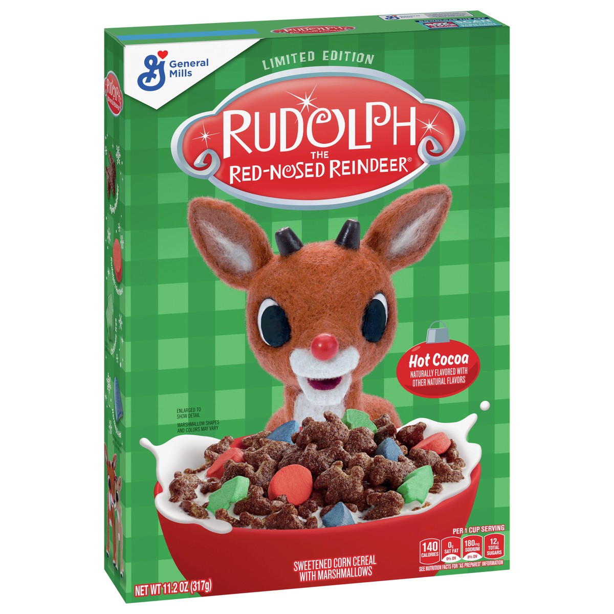 slide 3 of 9, Rudolph the Red-Nosed Reindeer Rudolph the Red Nosed-Reindeer Breakfast Cereal, 11.2 oz, 11 oz
