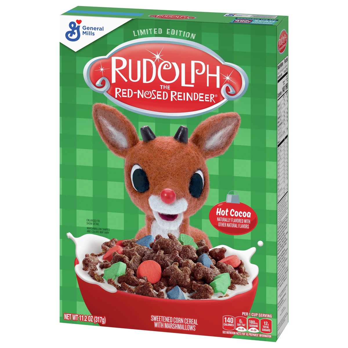 slide 9 of 9, Rudolph the Red-Nosed Reindeer Rudolph the Red Nosed-Reindeer Breakfast Cereal, 11.2 oz, 11 oz