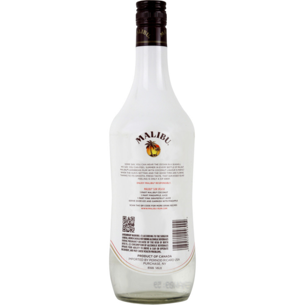 slide 9 of 13, Malibu Flavored Caribbean Rum with Coconut Liqueur 750mL Bottle 42 Proof, 750 ml