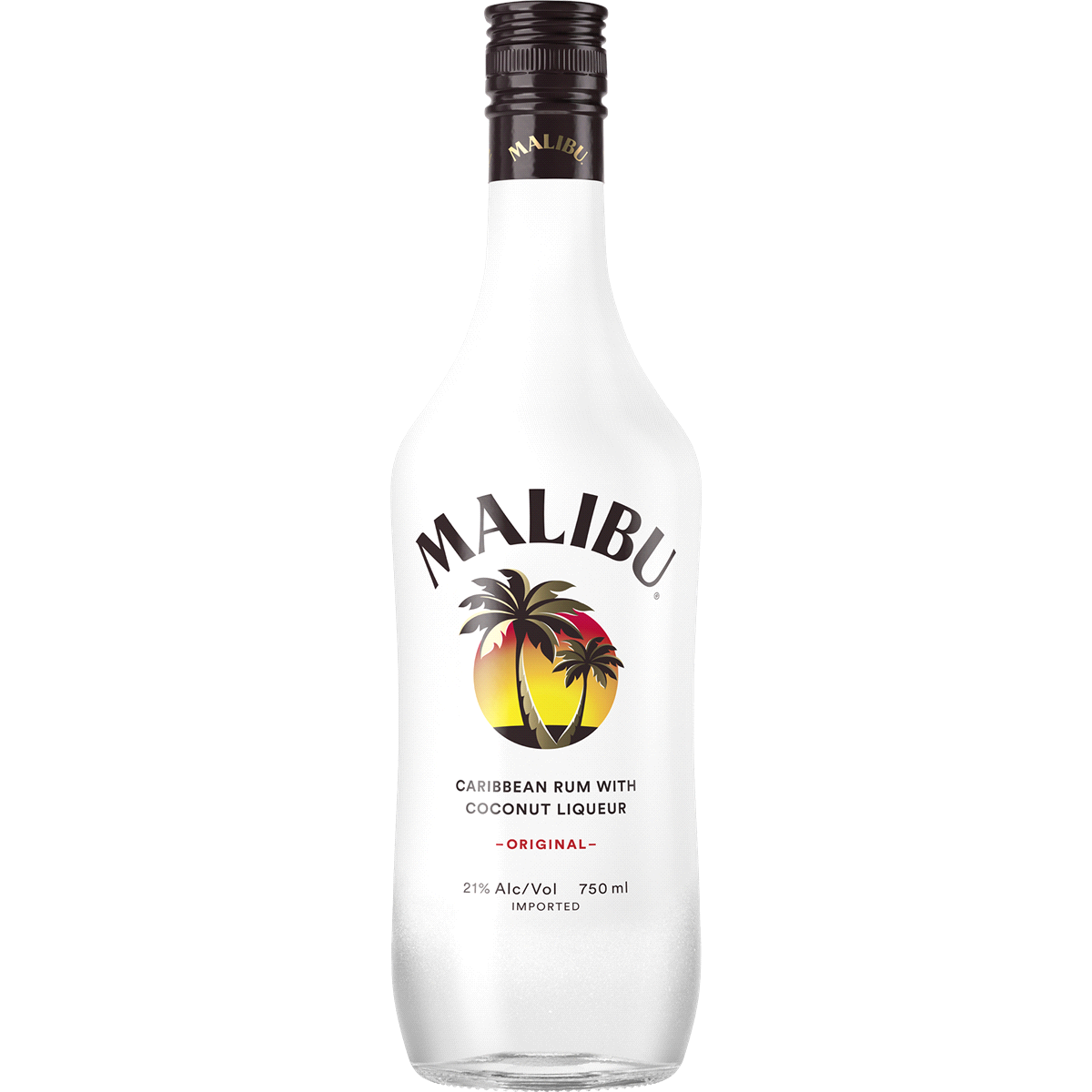 slide 1 of 2, Malibu Coconut Caribbean Rum, 750 ml