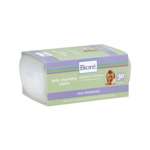 slide 1 of 1, Biore Pore Perfect Daily Deep Pore Cleansing Cloths, 30 ct
