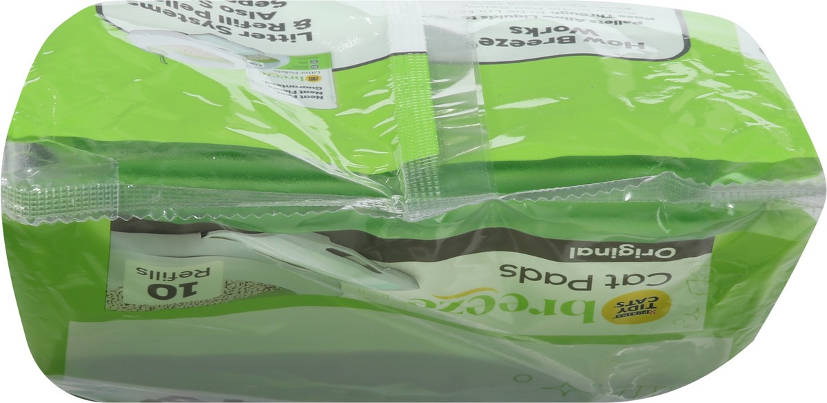 slide 10 of 12, Tidy Cats Breeze Original Cat Pads 10 ea, 10 ct