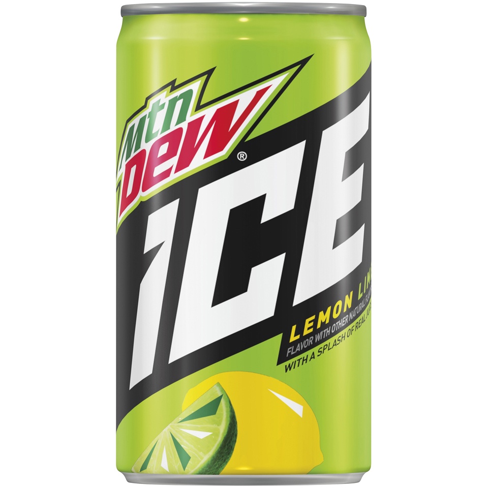 slide 1 of 3, Mountain Dew Ice Lemon Lime Single Can, 7.5 oz