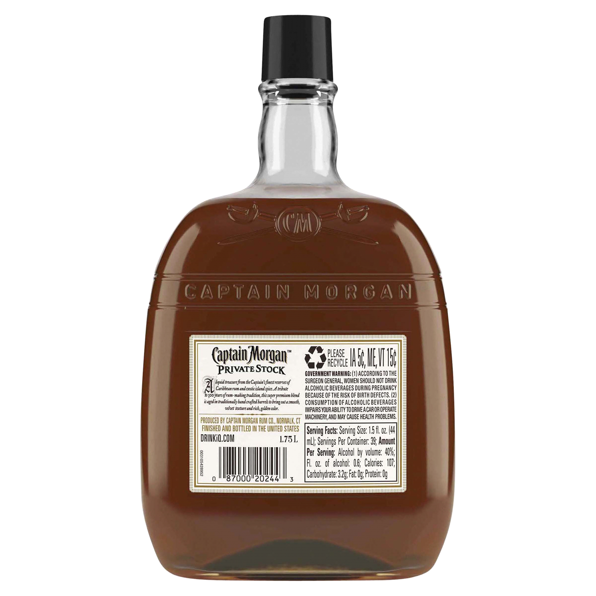 slide 5 of 9, Captain Morgan Private Stock, 1.75LT, 1.75 liter