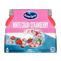 Ocean Spray Cranberry Strawberry Juice Drink, 6 Count 10 fl oz Bottles