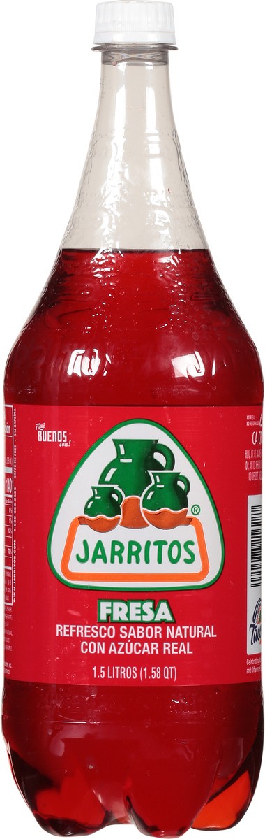 slide 2 of 12, Jarritos Strawberry Soda, 1.5 liter