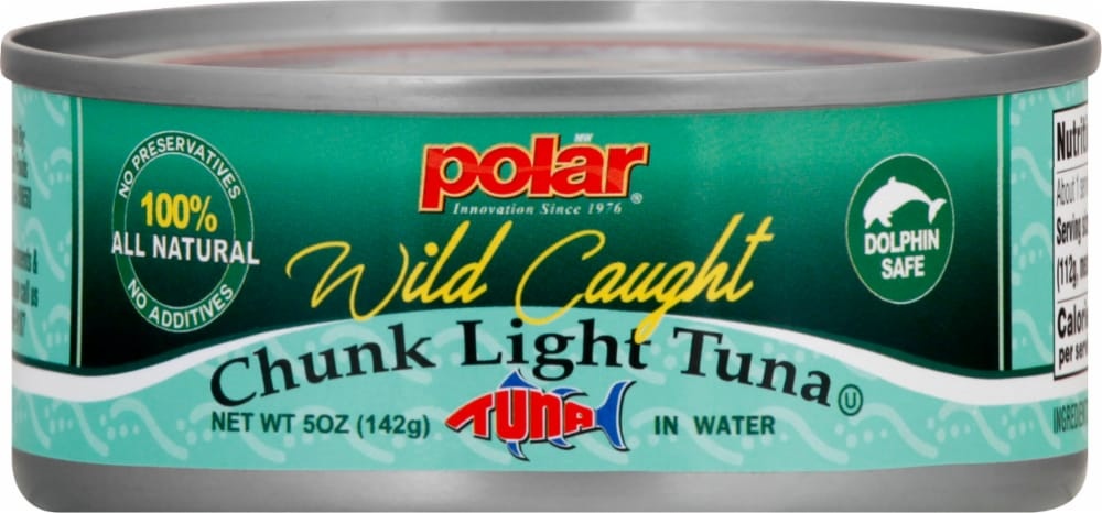 slide 1 of 1, Polar All Natural Chunk Light Tuna in Water, 5 oz