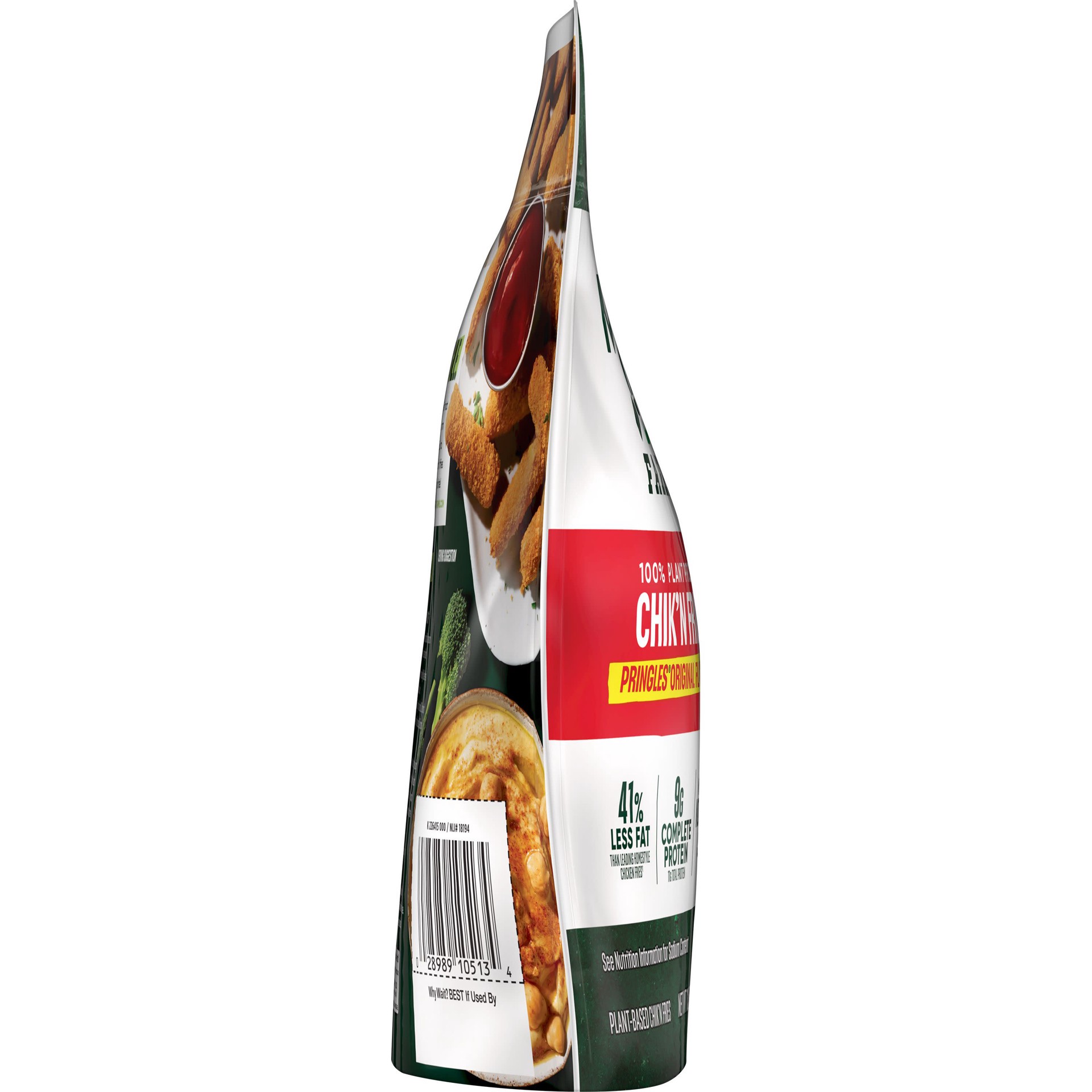 slide 4 of 5, MorningStar Farms Plant Based Chik'n Fries, Vegan Meat, Pringles Original Flavor, 13.5oz, 13.5 oz