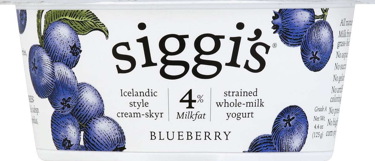 slide 3 of 3, Siggi's Blueberry Yogurt, 4.4 oz