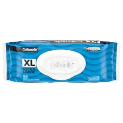 Cottonelle XL Flushable Wet Wipes, Adult Wipes Large, 1 Flip-Top Pack, 45 Total Flushable Wipes