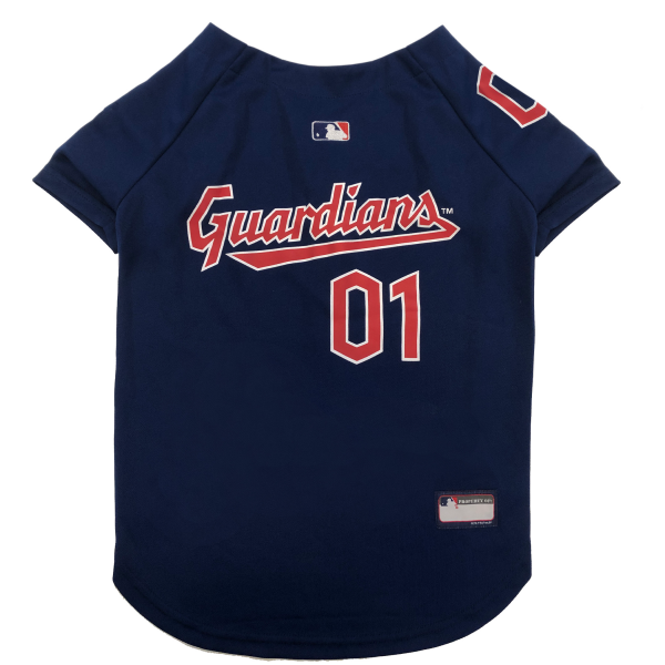 slide 4 of 4, Cleveland Guardians Pet Jersey XXL, XXL