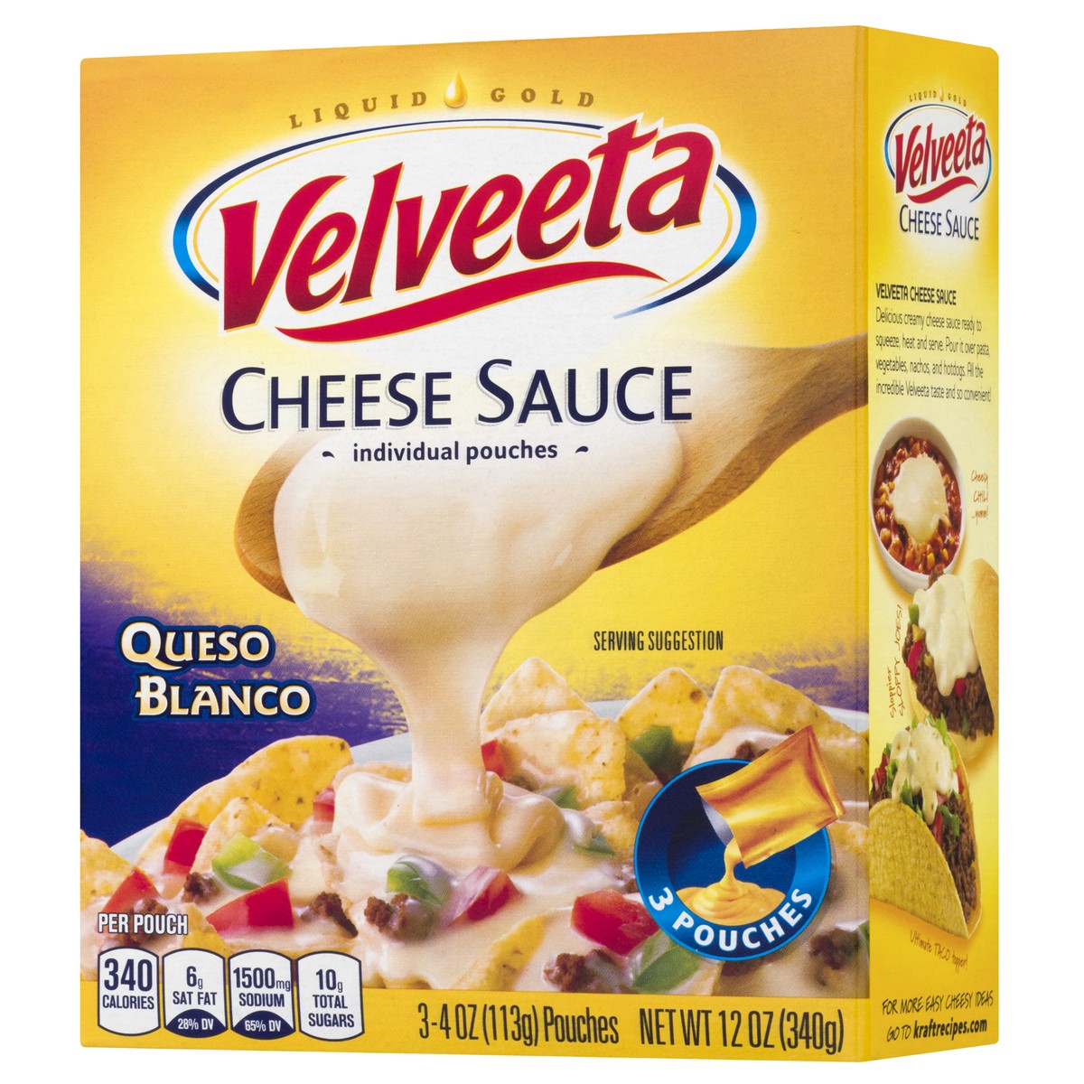 slide 4 of 10, Velveeta Cheese Sauce, 3 ct