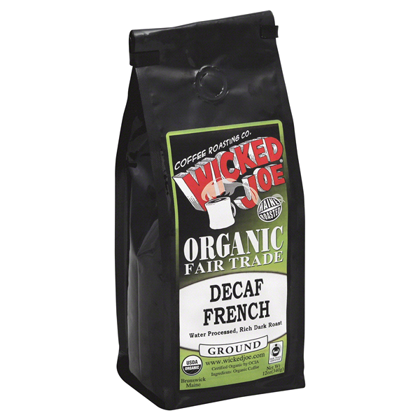 slide 1 of 1, Wicked Joe Coffee Co. Decaf French Ground Coffee - 12 oz, 12 oz