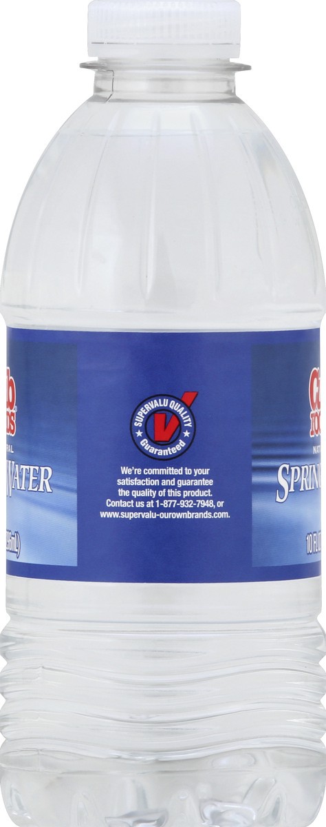 slide 4 of 6, Cub Foods Water, Natural Spring, 10 fl oz Bottles, 24 Each, 10 fl oz
