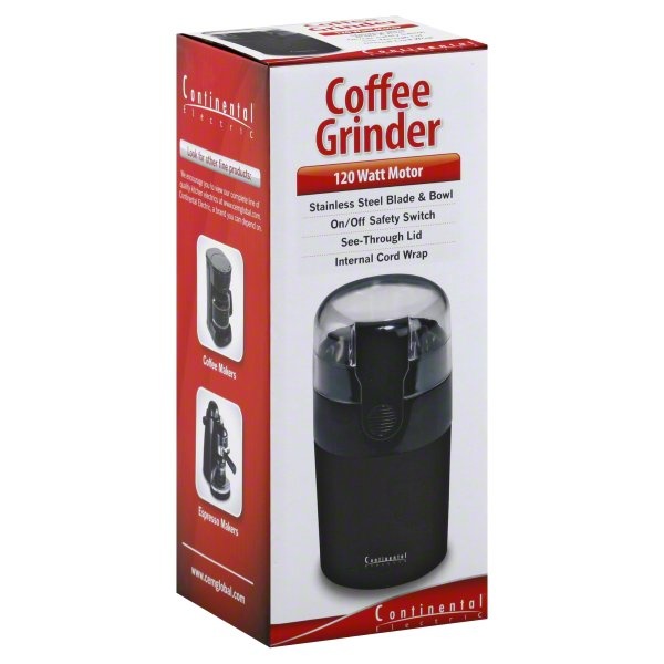 slide 1 of 1, Continental Electric Coffee Grinder 1 ea, 1 ct