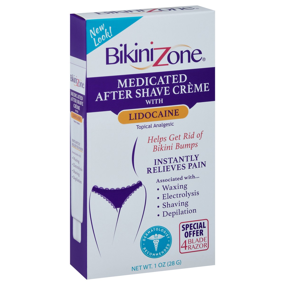 slide 6 of 9, Bikini Zone Analgesic Trpicl Medicatd Creme, 1 oz