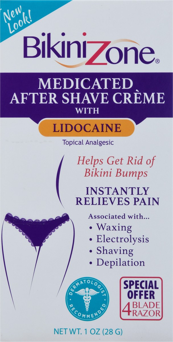 slide 5 of 9, Bikini Zone Analgesic Trpicl Medicatd Creme, 1 oz