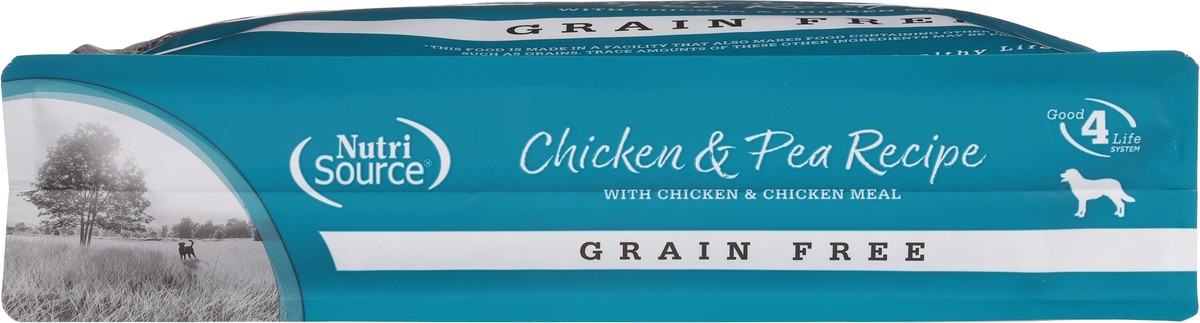 slide 11 of 15, NutriSource Grain Free Chicken & Pea Recipe with Chicken & Chicken Meal Dog Food 12 lb, 12 lb