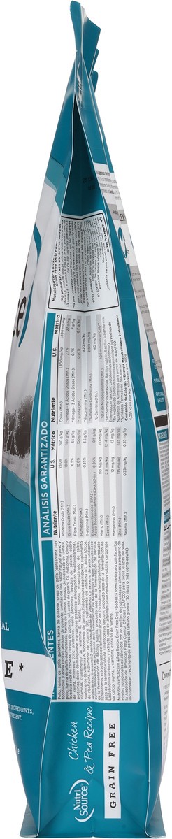 slide 5 of 15, NutriSource Grain Free Chicken & Pea Recipe with Chicken & Chicken Meal Dog Food 12 lb, 12 lb