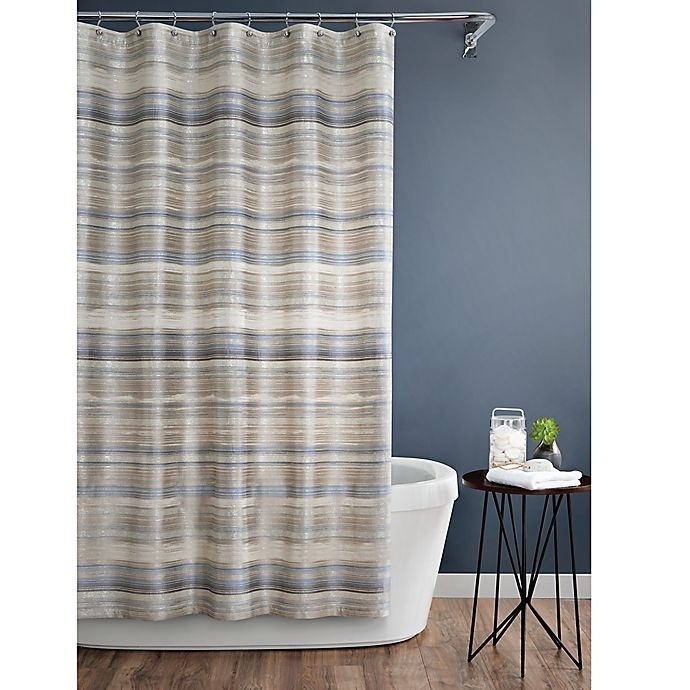 slide 1 of 2, Croscill Darian Stall Shower Curtain - Taupe, 54 in x 78 in