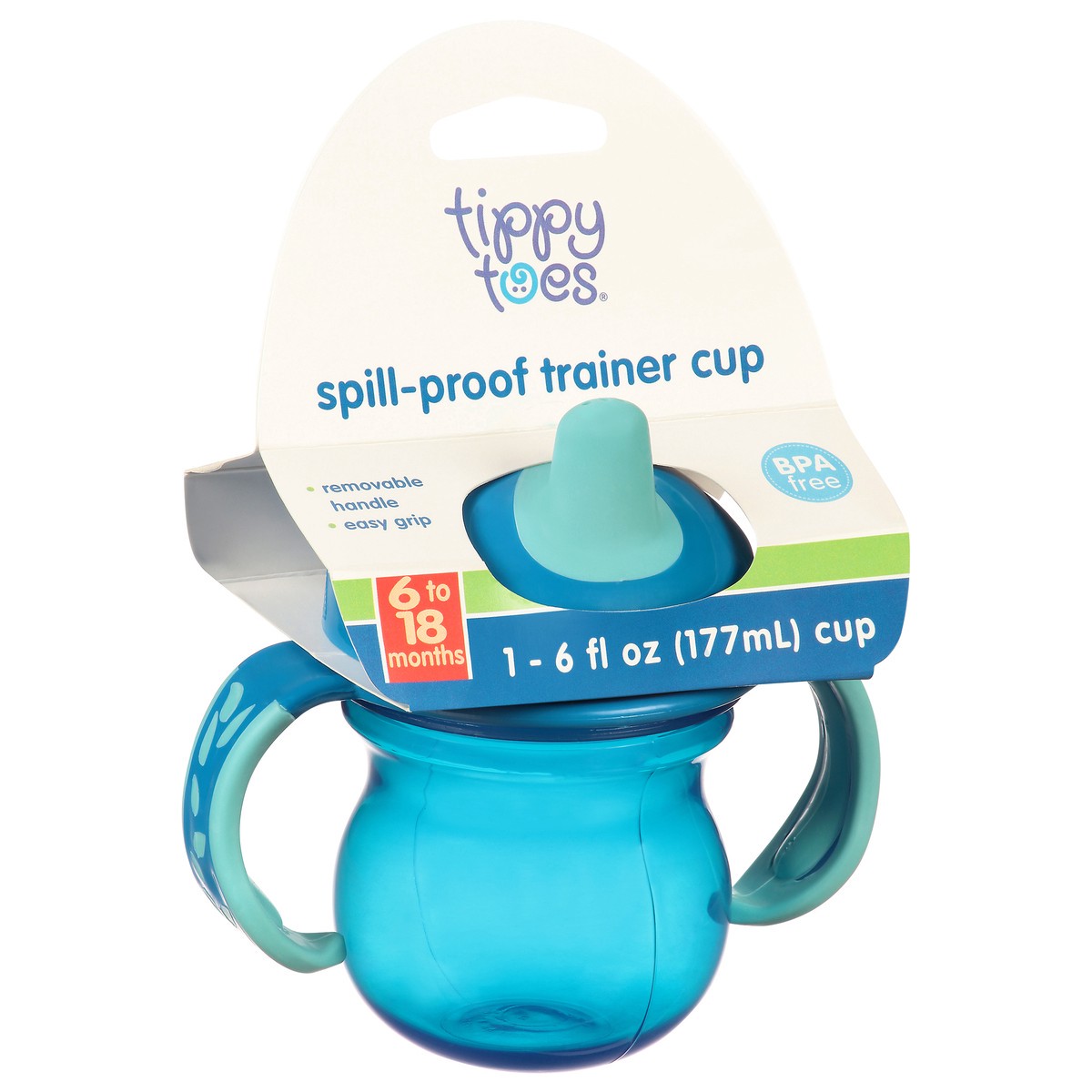 slide 2 of 9, Tippy Toes Trainer Baby Cup, 6 oz