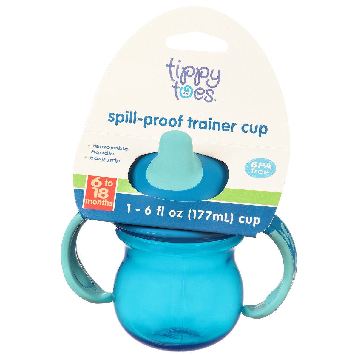 slide 3 of 9, Tippy Toes Trainer Baby Cup, 6 oz