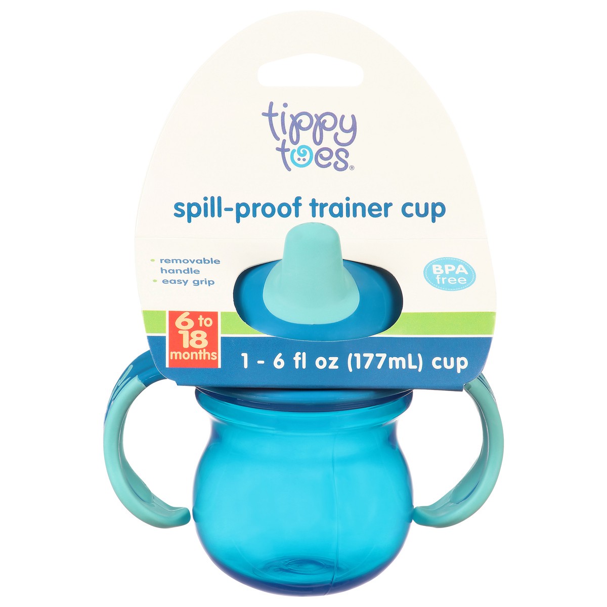 slide 1 of 9, Tippy Toes Trainer Baby Cup, 6 oz