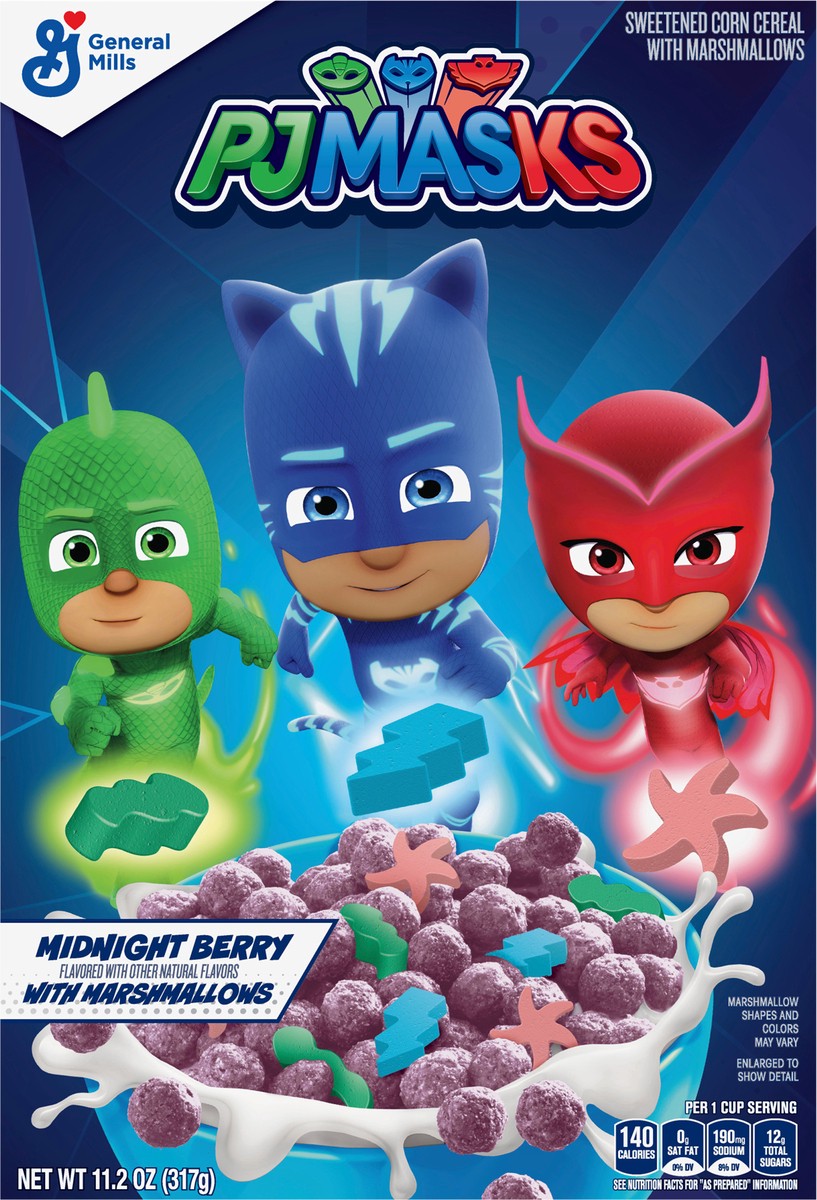 slide 6 of 9, PJ Masks Midnight Bry/Mrshmllws Cereal 11.2 oz, 11.2 oz