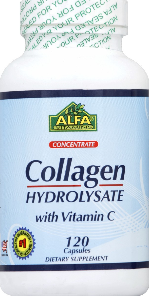 slide 1 of 3, Alfa Collagen Hydrolysate 120 ea, 120 ct