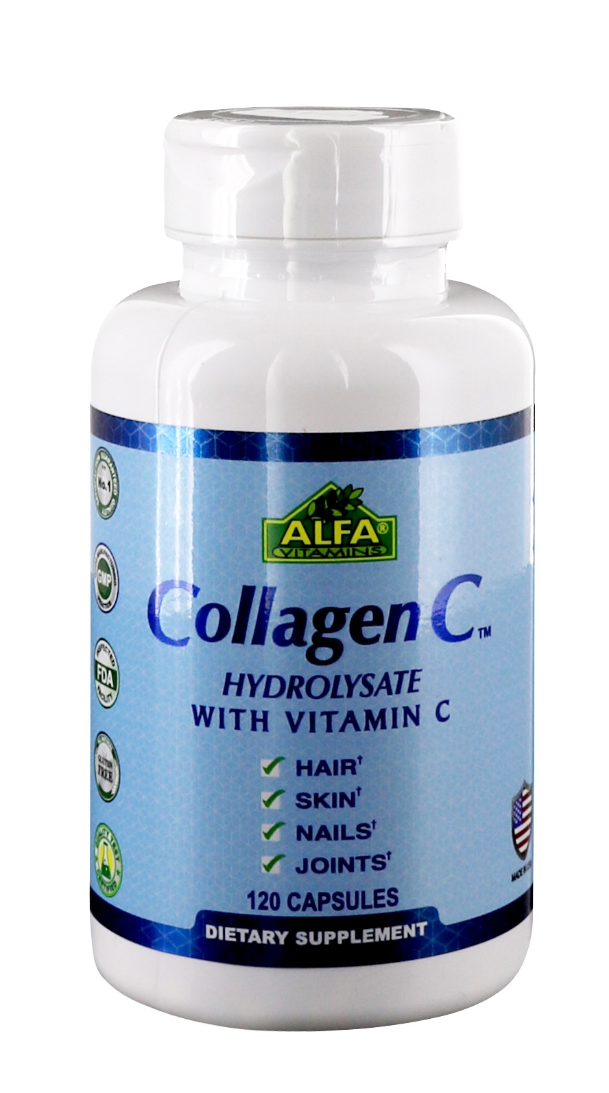 slide 1 of 1, Alfa Collagen W/vit.c, 1 ct