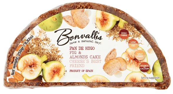 slide 1 of 1, Bonvallis Almond Cake, 250 gram