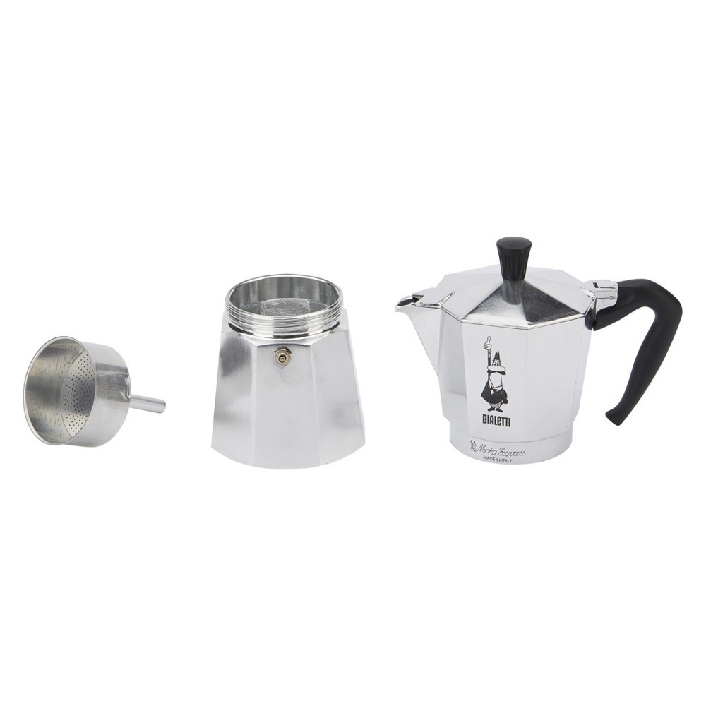 slide 2 of 3, Bialetti Moka Express 9-Cup Espresso Maker - Silver, 9 cups