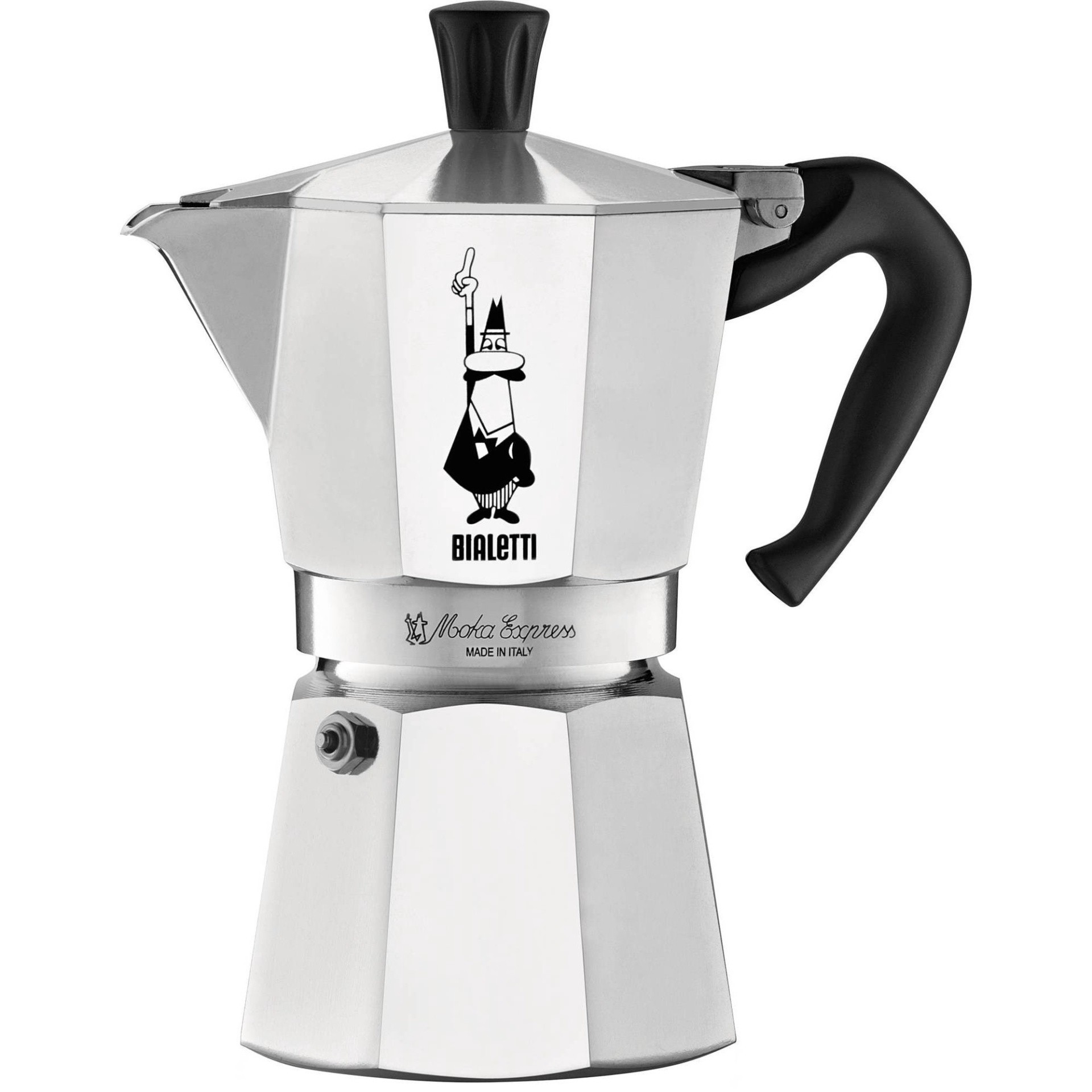 slide 1 of 3, Bialetti Moka Express 9-Cup Espresso Maker - Silver, 9 cups