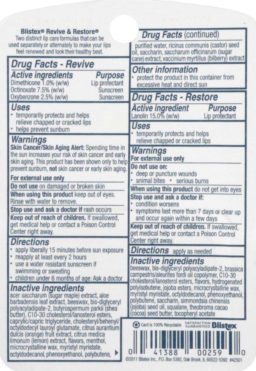 slide 7 of 7, Blistex Lip Protectant 2 ea, 2 ct