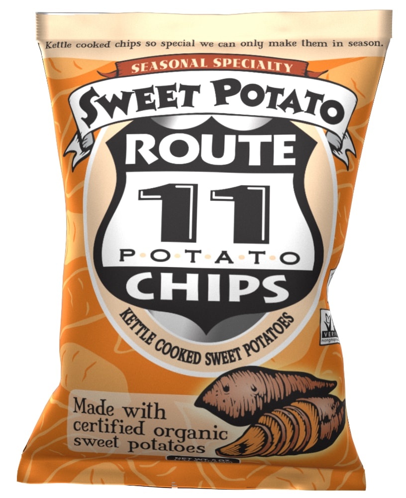 slide 1 of 1, Route 11 Sweet Potato Chips, 5 oz