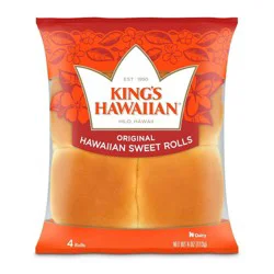 King's Hawaiian Original Hawaiian Sweet Rolls, 4 Ct, 4 oz