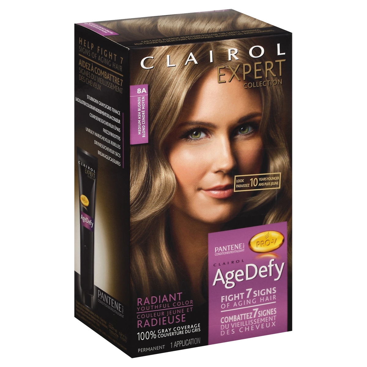 slide 1 of 1, Age Defy Permanent Hair Color, 1 ct