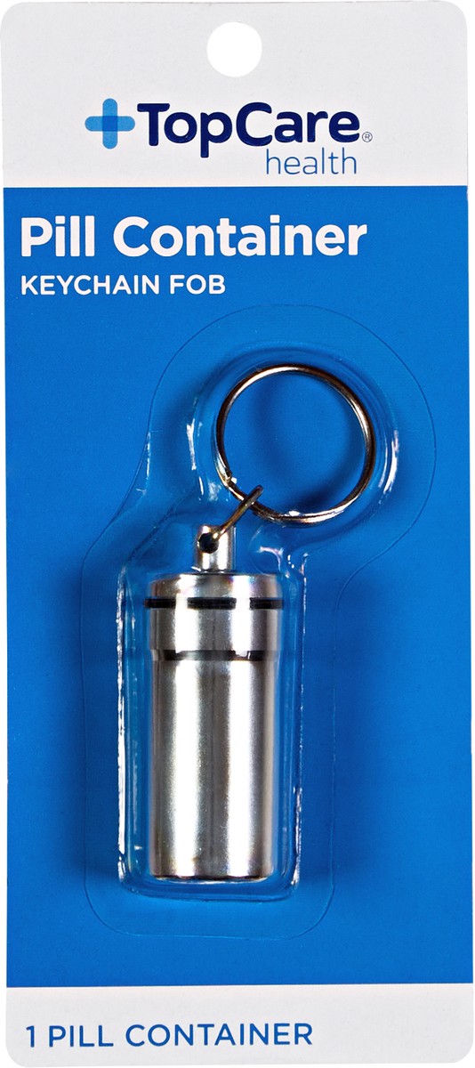 slide 8 of 12, TopCare Health Keychain Fob Pill Container 1 Each, 1 ct