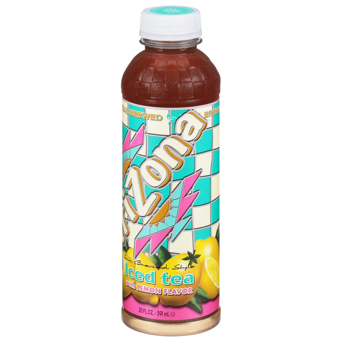 slide 4 of 14, AriZona Sun Brewed Style Iced Tea with Lemon Flavor - 20 fl oz, 20 fl oz