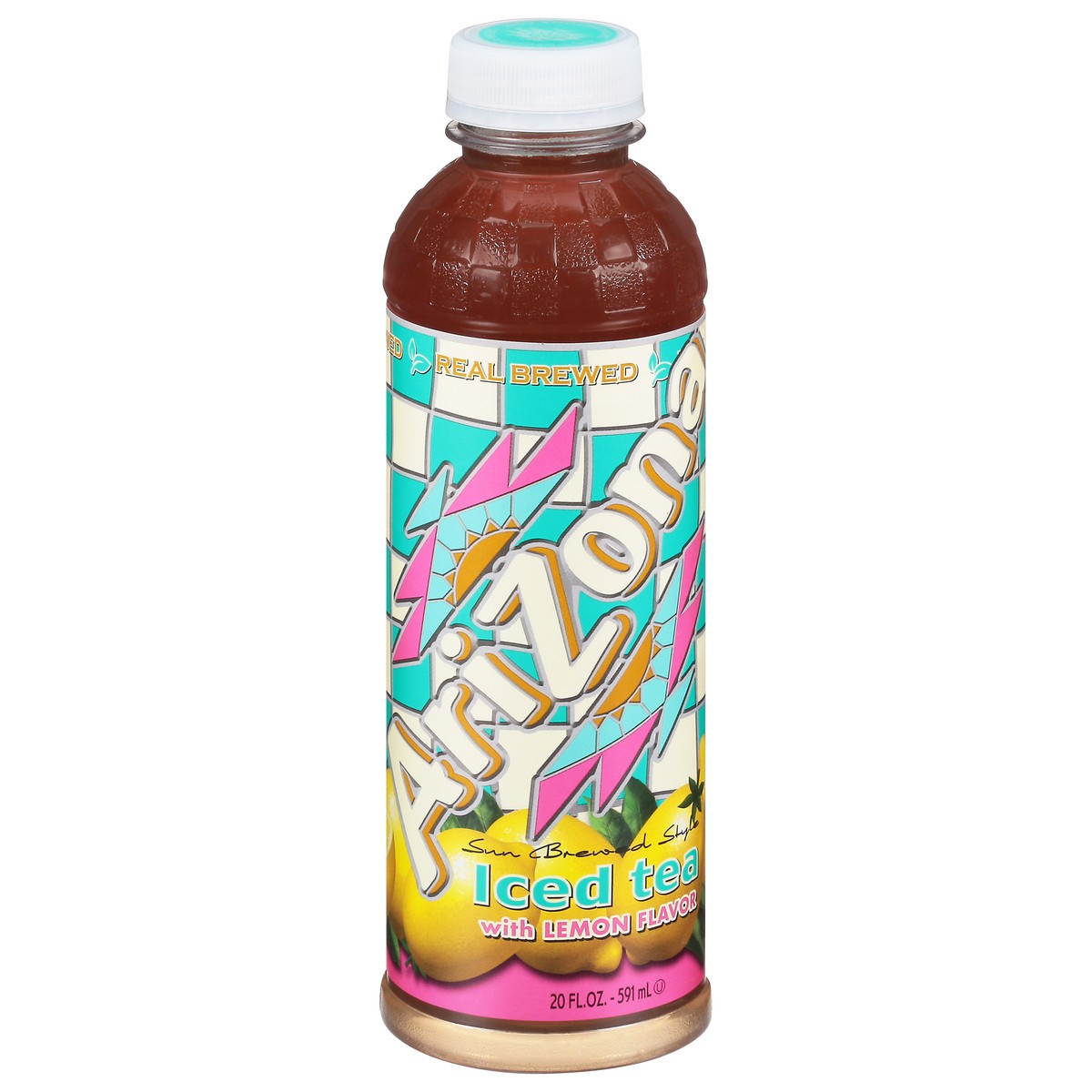 slide 10 of 14, AriZona Sun Brewed Style Iced Tea with Lemon Flavor - 20 fl oz, 20 fl oz