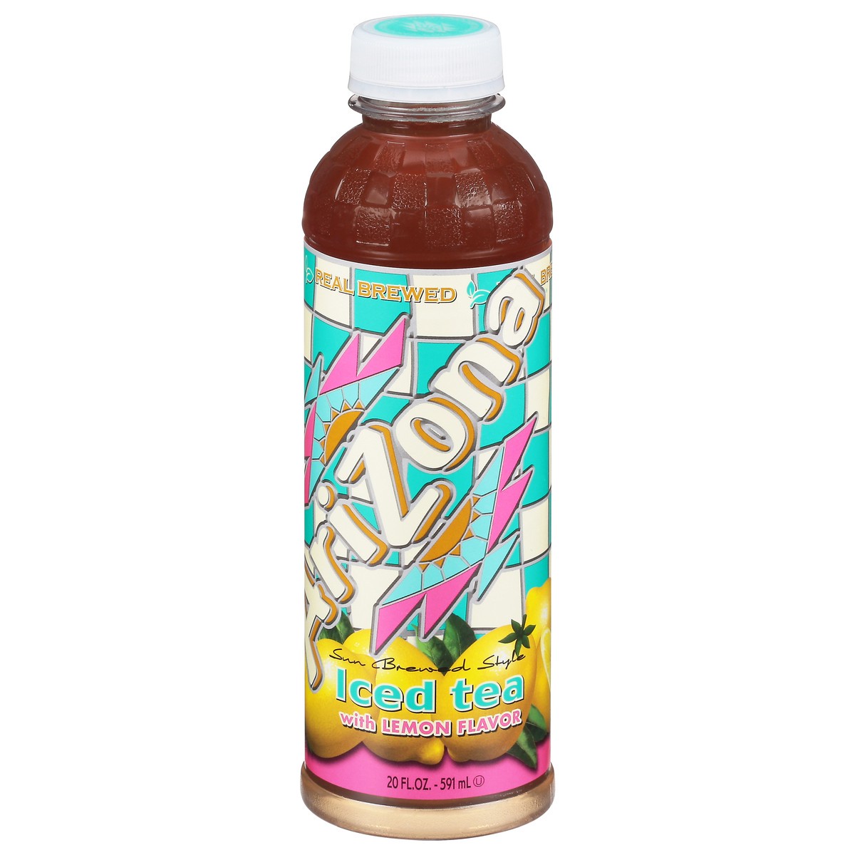 slide 6 of 14, AriZona Sun Brewed Style Iced Tea with Lemon Flavor - 20 fl oz, 20 fl oz