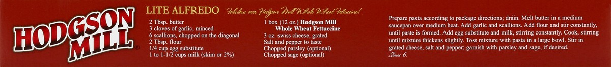 slide 4 of 4, Hodgson Mill Whole Wheat Fettuccine, 12 oz