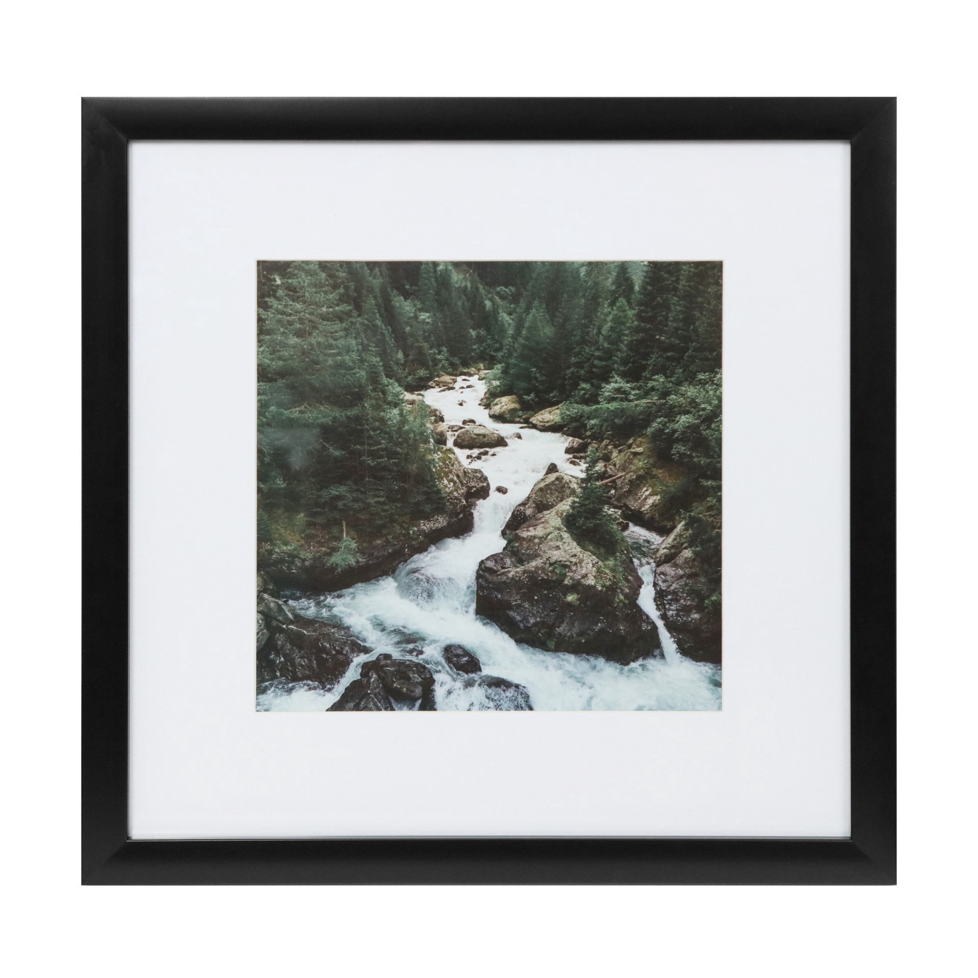 slide 2 of 7, 3 Pack Gallery Black Frame With Mat By Studio Decor, 3 ct