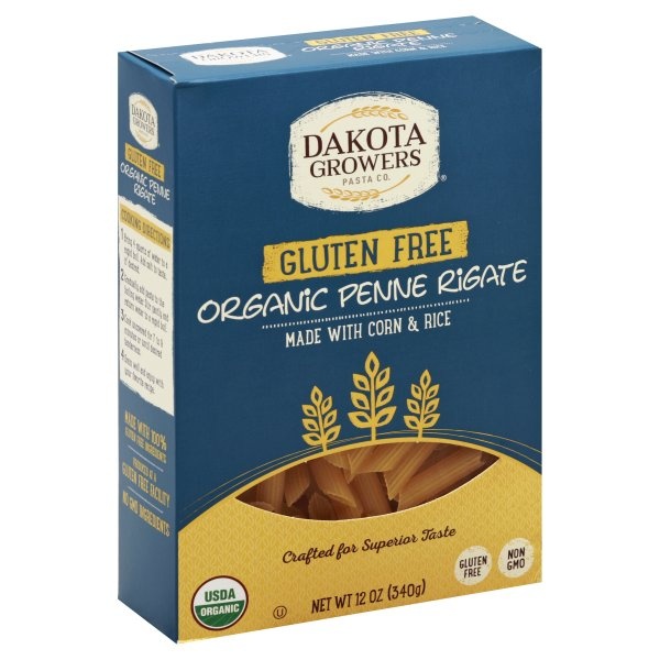 slide 1 of 1, Dakota Growers Pasta Co. Gluten Free Organic Penne Rigate, 12 oz
