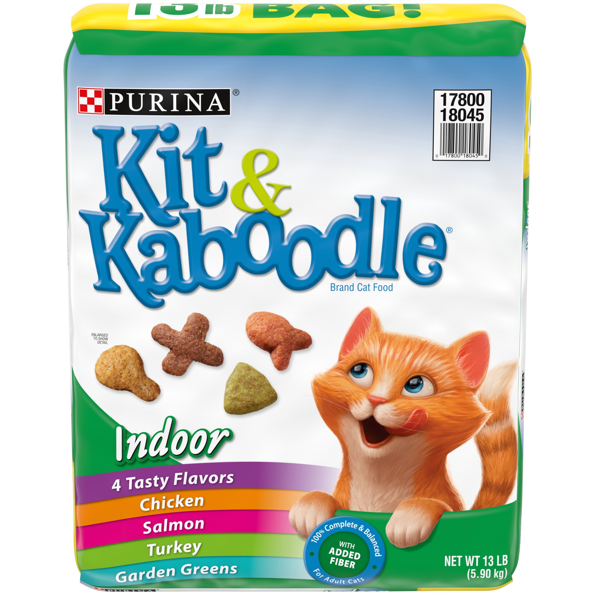 slide 1 of 8, Kit & Kaboodle Purina Kit & Kaboodle Indoor Dry Cat Food, Indoor, 13 lb