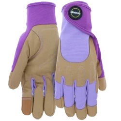 Miracle Gro Miracle-Gro Hook and Loop Wrist Glove with Padded Palm S/M